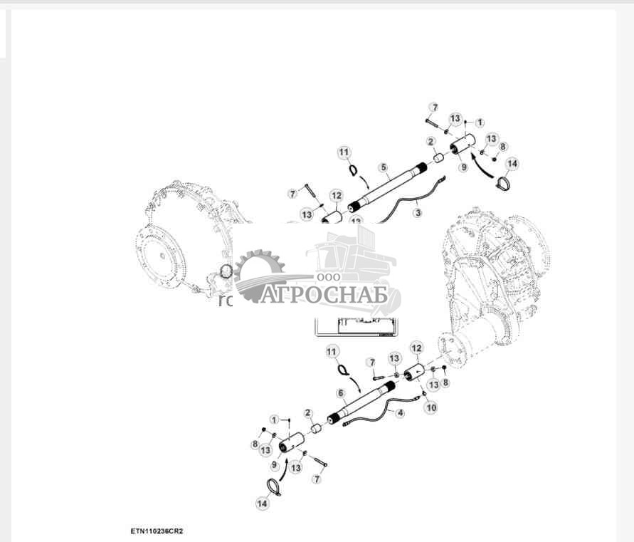 Вал бортового редуктора, HillMaster™ 